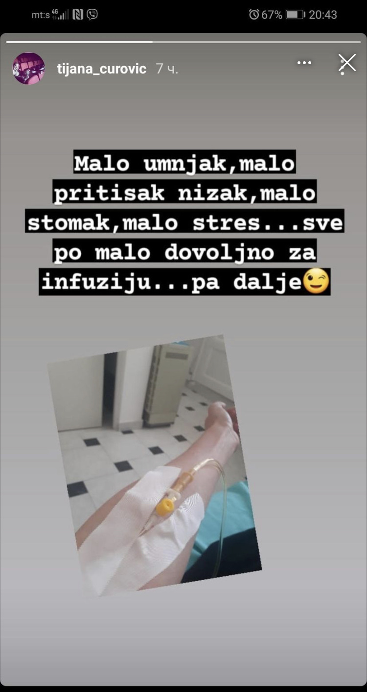 Foto: Instagram/tijanacurovic