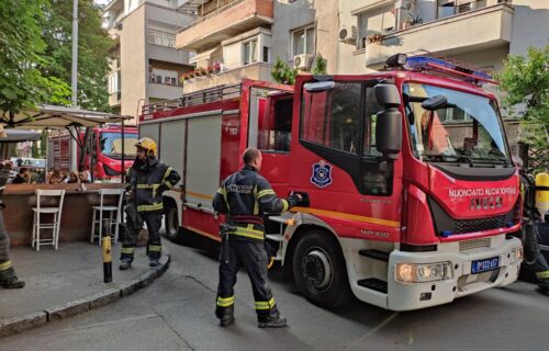 POŽAR u centru Beogradu: Gorela šupa kod ambasade Belgije