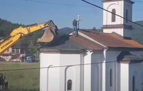 Po nalogu Fate Orlović ruši se srpska crkva u Konjević Polju