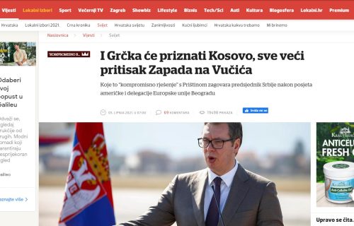 Hrvatski mediji tvrde da će Grčka priznati Kosovo: Raste pritisak zapada na predsednika Vučića