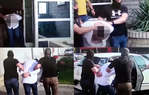 Pojavio se SNIMAK Stolića sa lisicama na rukama: Evo kako je uhapšen Belivukov inspektor (VIDEO)