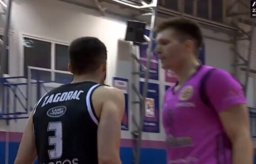 Ružne scene u polufinalu srpskog prvenstva: Petrušev na udaru igrača Partizana (VIDEO)