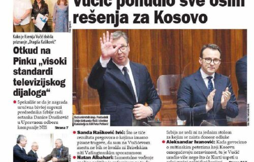 Đilasove novine napadaju Vučića jer ne da KiM: Nezadovoljni što ne pristaje na Kurtijevo "rešenje"