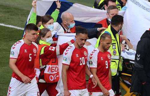 ŽIVOT JE POBEDIO: Okončana je dramatična utakmica Danske i Finske, Eriksen svima u mislima (VIDEO)