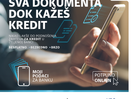 Preko eUprave do kredita u Mobi Banci