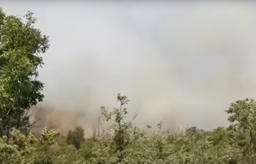 Veliki POŽAR u Neumu: Vatra preti obližnjim objektima, posebno nekadašnjoj tvornici pluta (VIDEO)