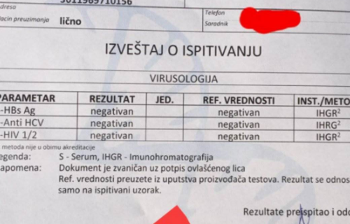 "Hvala puno Kristijane": Milica Adamović se oglasila i poslala PORUKU Goluboviću nakon analiza (FOTO)