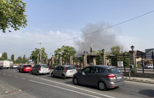"Ne znamo da li ima OPASNIH materija": U Luci Beograd gori magacin, čeka se dolazak BRODA (FOTO+VIDEO)