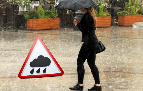 RHMZ izdao novo upozorenje: Na snazi dva METEOALARMA, spremite se na veliku količinu padavina