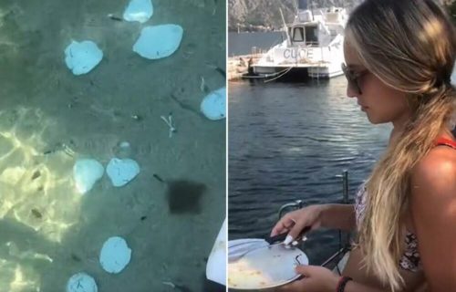 Otkrivena ISTINA o snimku koji je RAZBESNEO region: Evo zašto je devojka bacala tanjire u more (VIDEO)