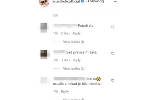 "PREVIŠE mršava": Anu Nikolić ponovo NAPALI na društvenim mrežama zbog fizičkog izgleda (VIDEO)