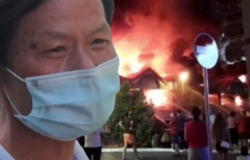 Kinez IZBEZUMLJEN nakon stravičnog POŽARA u Bloku 70: Vatrena stihija gutala sve pred sobom (VIDEO)