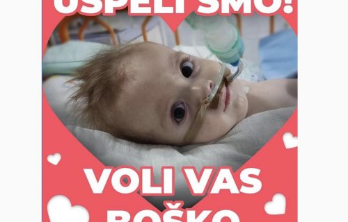 NAJLEPŠA vest koju smo mogli da čujemo! Za malog Boška sakupljen i novac za troškove LEČENJA (FOTO)