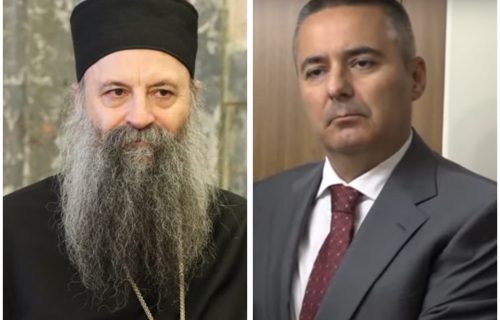 SRAMOTA! Veljović NAPAO patrijarha Porfirija: "Dolazak na Cetinje je velikosrpska agresija"