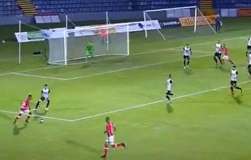 Ovako je Partizan primio gol protiv Santa Klare: Miljković nigde, Vujačić zakasnio (VIDEO)