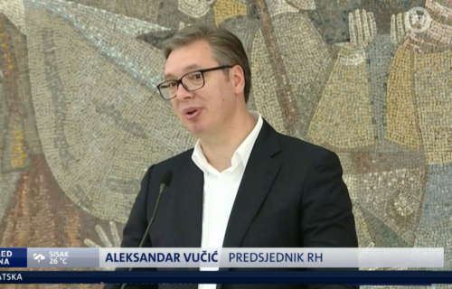 KOMPLEKSI su čudo! Hrvatski mediji OPSEDNUTI Vučićem, potpisali ga kao "predsednik Hrvatske" (FOTO)