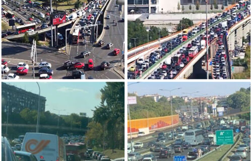Naoružajte se STRPLJENJEM: Ogromne gužve u Beogradu, vozila na Gazeli praktično STOJE (FOTO)