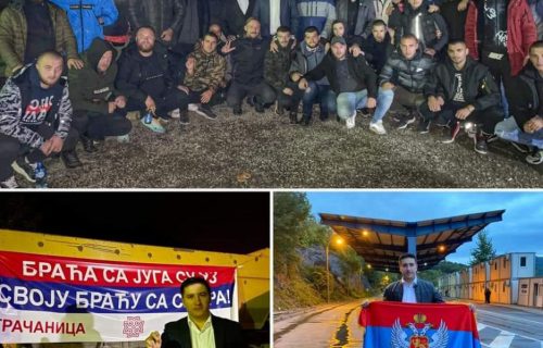 "Srpska Sparta je noćas uz vas": Vladislav Dajković stigao na KiM da pruži PODRŠKU srpskom narodu (VIDEO)