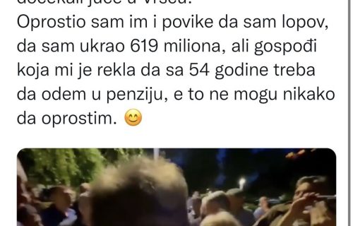 Đilas hteo da bude mnogo pametan i duhovit, pa priznao: Nije sporno što sam ukrao 619 miliona!