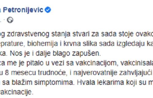 Naša TRUDNA glumica dobila koronavirus, pa otkrila kako se oseća: VAKCINISALA sam se u osmom mesecu