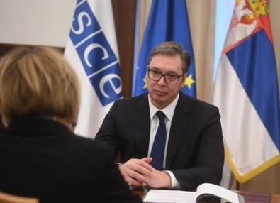 Vučić sa generalnom sekretarkom OEBS-a: Za Srbiju je rad na nastavku reformi od ključnog interesa (FOTO)