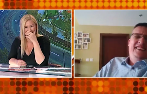 HIT scena u programu uživo u Studiu B: Ovo niko nije očekivao, voditeljka u SUZAMA zbog smeha (VIDEO)