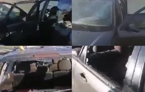 DIVLJAŠTVO kod Srpske kuće: Uništavali automobile uz psovanje srpske majke i sve snimili (VIDEO)