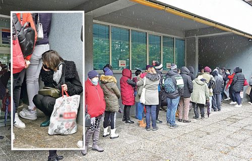 Po kiši PADAJU od korone: Objektiv u najtužnijem redu - hladan znoj obliva, a ČEKANJU nema kraja (FOTO)