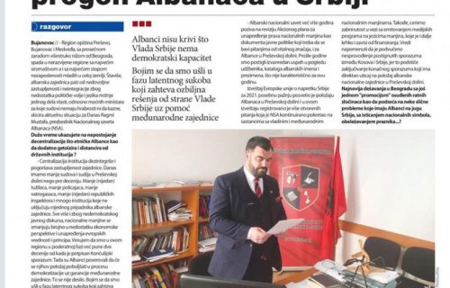 Đilas nastavlja PRLJAVU KAMPANJU! Preko svojih novina poručuje: Albanci u Srbiji su ugroženi i proganjani