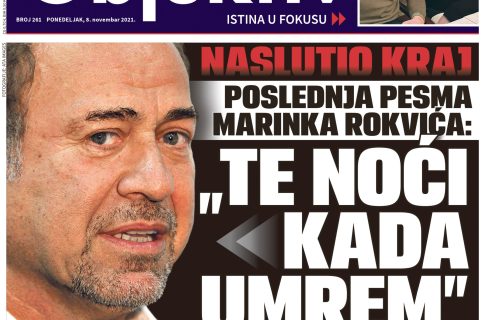 Poslednja pesma naslutila KRAJ: Marinko stihove snimio pred smrt - "te noći kad UMREM"