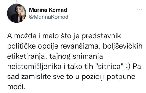 Tadić preko portparolke uništio Ponoša: "On je zagovornik tajnih snimanja političkih neistomišljenika"