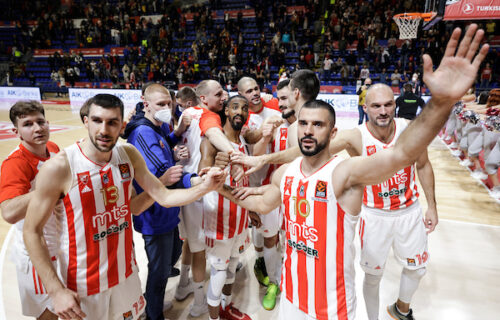 Istorijska pobeda Zvezde u Evroligi: Crveno-beli stali rame uz rame sa Partizanom! (FOTO)