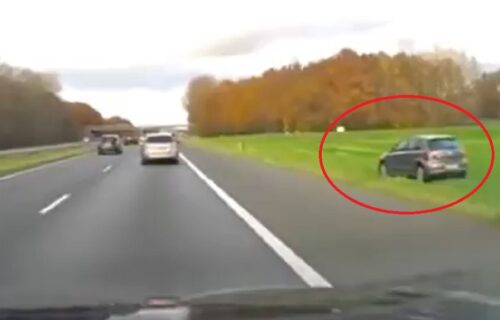 Izgubio svest, pa sleteo s auto-puta: Smrti ga je spasao nestvarno HRABAR POTEZ drugog vozača (VIDEO)