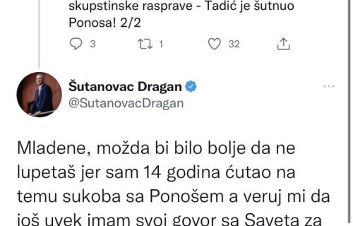 Šutanovac: Ako ja PROGOVORIM posle 14 godina ćutanja, svašta ćete saznati o Ponošu! (FOTO)