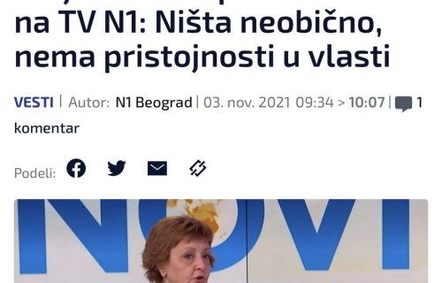 Đilasov N1 nema trunke STIDA: Njihova novinarka napala premijerku, a evo kakvim se sad LAŽIMA služe!
