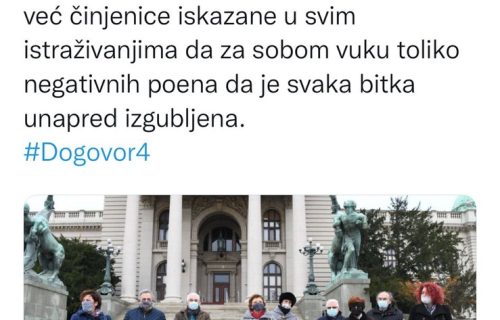 Prelević i Škoro poručili Đilasu, Jeremiću i Lutovcu: "Ne možete dobiti poverenje građana"