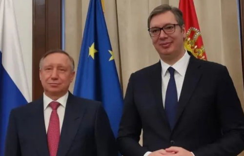 Predsednik Vučić se sastao sa gradonačelnikom Sankt Peterburga Aleksandrom Beglovom (FOTO)