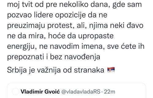 Advokat Terzić optužio Đilasa, Mariniku i ostale da hoće da preuzmu proteste iz lične koristi i interesa!