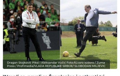 Potcenjuju Srbiju! Đilasovski mediji osuli PALJBU po Vučiću i Piksiju: "Navalio mu Šar-planinu na leđa"