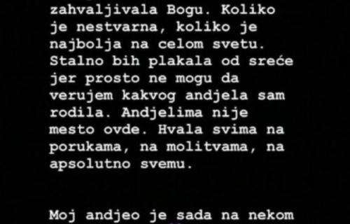 "Sada je na nekom boljem mestu": POTRESNE reči majke čija je beba preminula nakon PADA kroz prozor (FOTO)