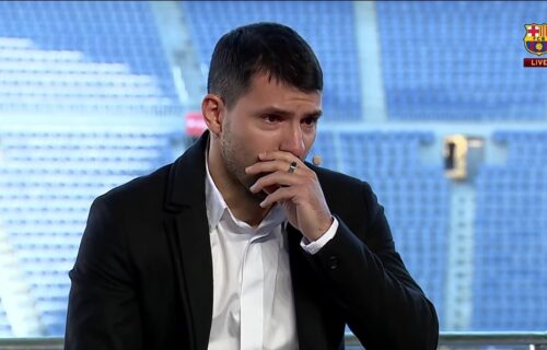 Plače fudbal, plakao i on: Serhio Aguero kroz suze saopštio da završava igračku karijeru (VIDEO)