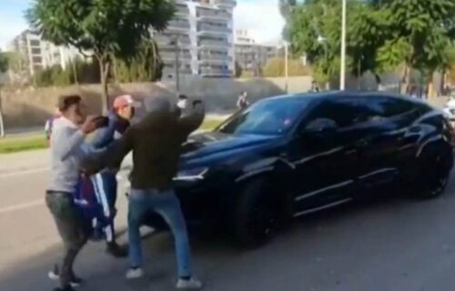 Haos u Barseloni: Navijači poludeli na Umtitija, umalo ga nisu izvukli iz automobila! (VIDEO)