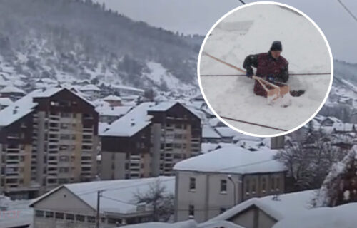 "Pomislio sam da je SPAJDERMEN": Scena na krovu ZBUNILA meštane Nove Varoši, komšije zetečene (FOTO)