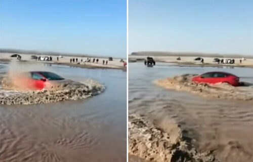 Zabavi nikad kraja! Teslina limuzina može i kroz duboku vodu (VIDEO)