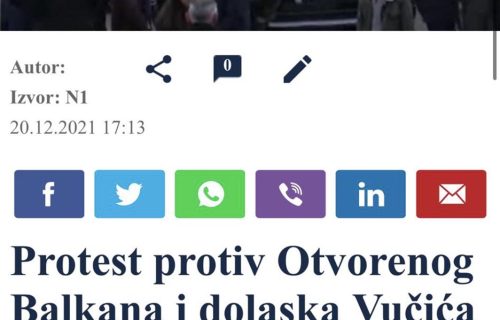 SKANDAL! Đilasovi mediji ne vide ZAPALJENE srpske zastave u Tirani, već pišu o mirnim demonstracijama