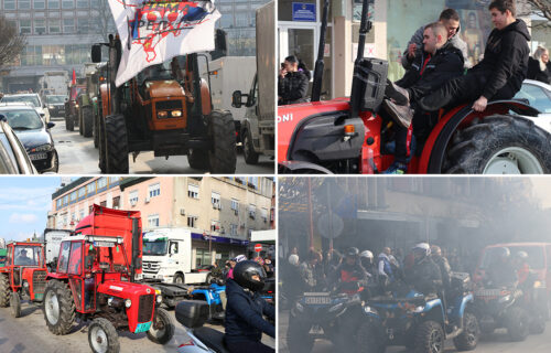 VESELO! Traktori, motori, kamioni, trubači i TROBOJKE: Ovako su Čačani proslavili Božić (FOTO+VIDEO)