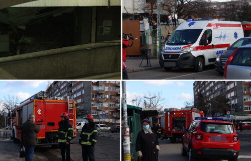 JEZIVI prizori kod Merkatora: Povređeni izneseni KRVAVIH glava i na nosilima (FOTO+VIDEO)