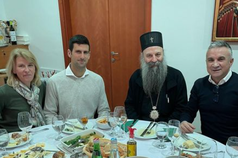 Novak ručao sa patrijarhom Porfirijem, a Srđan Đoković se dirljivim rečima obratio Srbiji (FOTO)