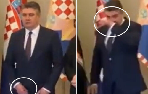 Zakopčao ŠLIC, pa obrisao nos - Puljić gleda i NE VERUJE: Snimak Zorana Milanovića ZGROZIO sve (VIDEO)