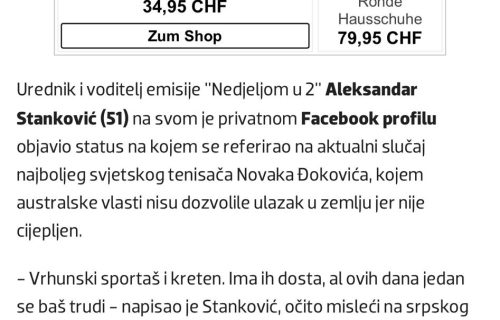 Omiljeni hrvatski novinar Đilasovih medija poručio: Novak Đoković je kreten!